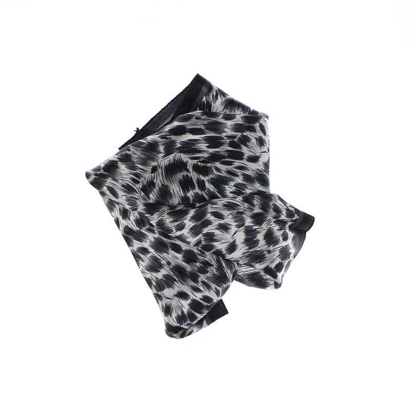 Fashion, accesorii si bijuterii - Femei - Accesorii femei - Esarfe si fulare femei - Batic de dama, 50x50 cm, Buticcochet, imprimeu stilizat, Negru - ES2468 - Infinity.ro