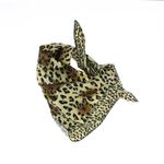 Fashion, accesorii si bijuterii - Femei - Accesorii femei - Esarfe si fulare femei - Batic de dama, 50x50 cm, Buticcochet, imprimeu stilizat, Bej - ES2469 - Infinity.ro