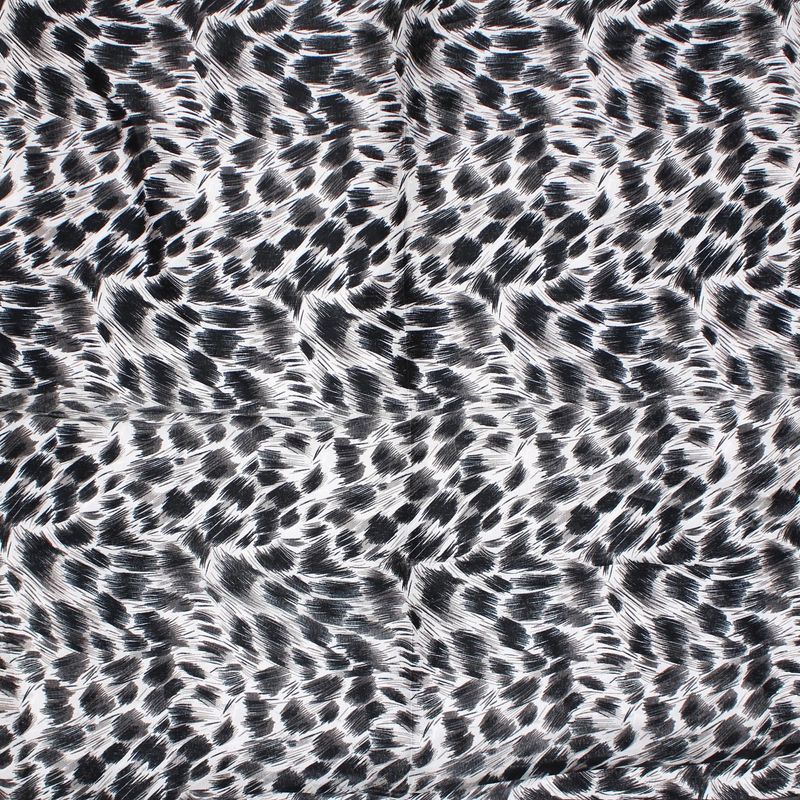 Fashion, accesorii si bijuterii - Femei - Accesorii femei - Esarfe si fulare femei - Batic de dama, 50x50 cm, Buticcochet, imprimeu stilizat, Negru - ES2468 - Infinity.ro