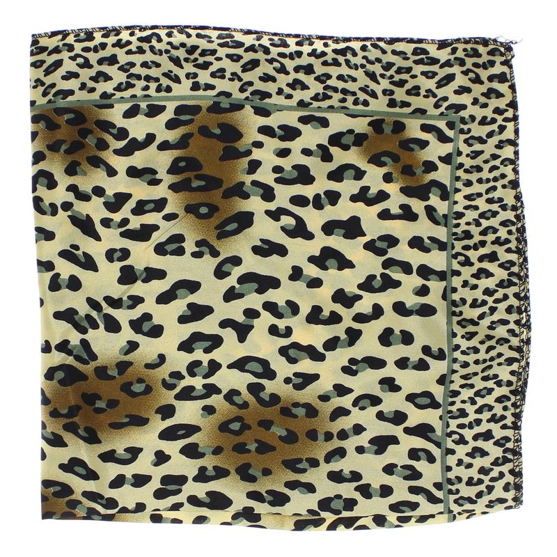 Fashion, accesorii si bijuterii - Femei - Accesorii femei - Esarfe si fulare femei - Batic de dama, 50x50 cm, Buticcochet, imprimeu stilizat, Bej - ES2469 - Infinity.ro