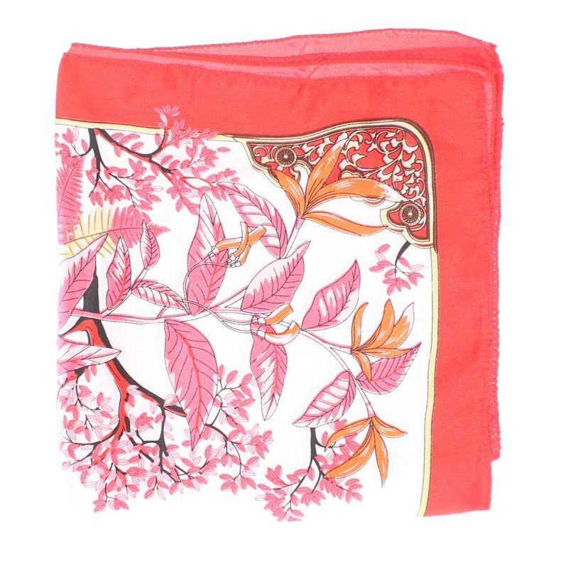 Fashion, accesorii si bijuterii - Femei - Accesorii femei - Esarfe si fulare femei - Batic de dama, 50 x 50 cm, ButicCochet, din satin, multicolor - ES3018 - Infinity.ro
