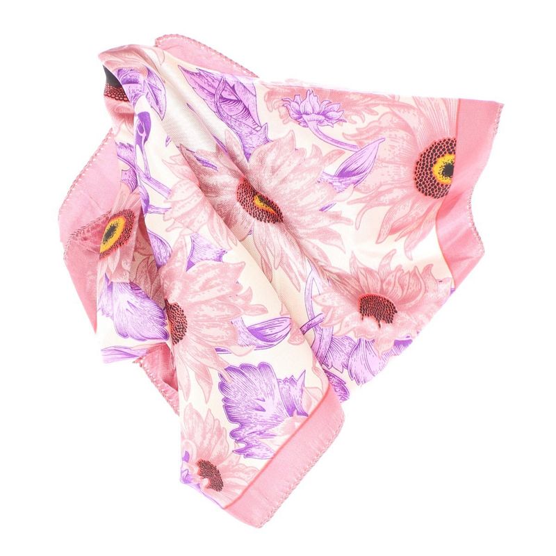Fashion, accesorii si bijuterii - Femei - Accesorii femei - Esarfe si fulare femei - Batic de dama, 50 x 50 cm, ButicCochet, din satin, multicolor - ES3022 - Infinity.ro