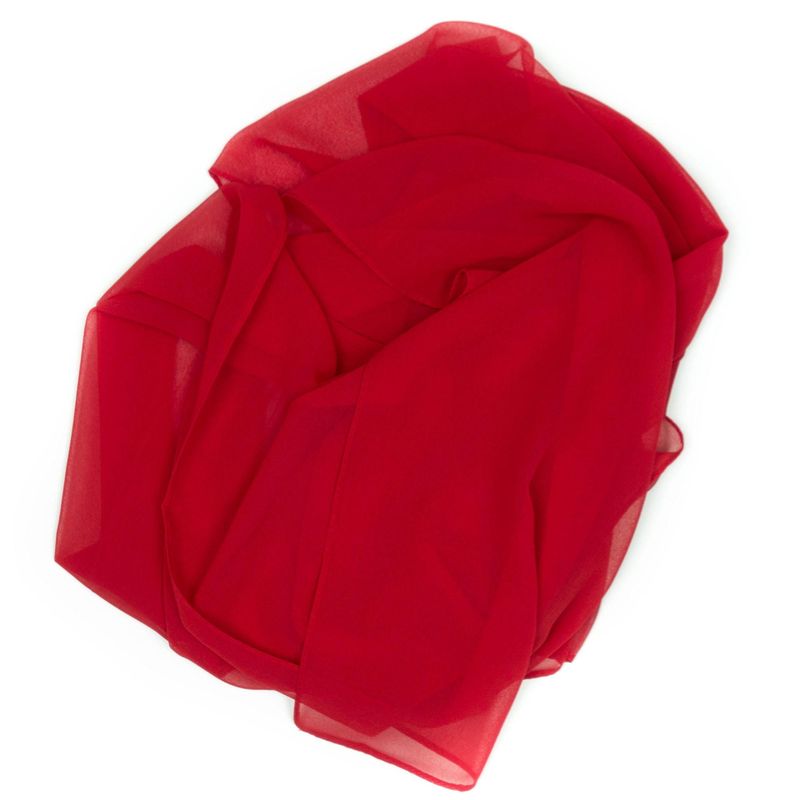Fashion, accesorii si bijuterii - Femei - Accesorii femei - Esarfe si fulare femei - Esarfa de dama, uni, 40% matase 60% poliester, Rosu - ES115 - Infinity.ro