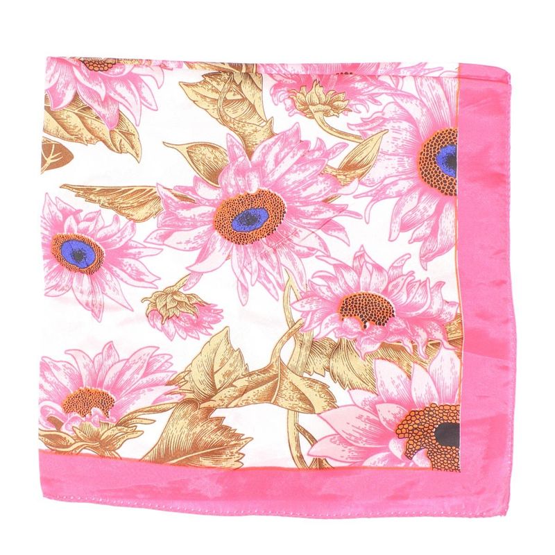 Fashion, accesorii si bijuterii - Femei - Accesorii femei - Esarfe si fulare femei - Batic de dama, 50 x 50 cm, ButicCochet, din satin, multicolor - ES3028 - Infinity.ro