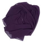 Fashion, accesorii si bijuterii - Femei - Accesorii femei - Esarfe si fulare femei - Esarfa de dama, uni, 40% matase 60% poliester, Mov- ES122 - Infinity.ro