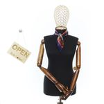Fashion, accesorii si bijuterii - Femei - Accesorii femei - Esarfe si fulare femei - Batic de dama, 50 x 50 cm, ButicCochet, din satin, multicolor - ES3031 - Infinity.ro