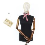 Fashion, accesorii si bijuterii - Femei - Accesorii femei - Esarfe si fulare femei - Batic de dama, 50 x 50 cm, ButicCochet, din satin, multicolor - ES3029 - Infinity.ro