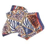 Fashion, accesorii si bijuterii - Femei - Accesorii femei - Esarfe si fulare femei - Batic de dama, 50 x 50 cm, ButicCochet, din satin, multicolor - ES3031 - Infinity.ro