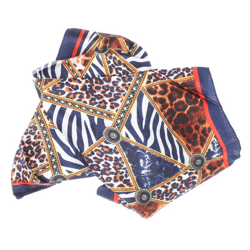 Fashion, accesorii si bijuterii - Femei - Accesorii femei - Esarfe si fulare femei - Batic de dama, 50 x 50 cm, ButicCochet, din satin, multicolor - ES3031 - Infinity.ro