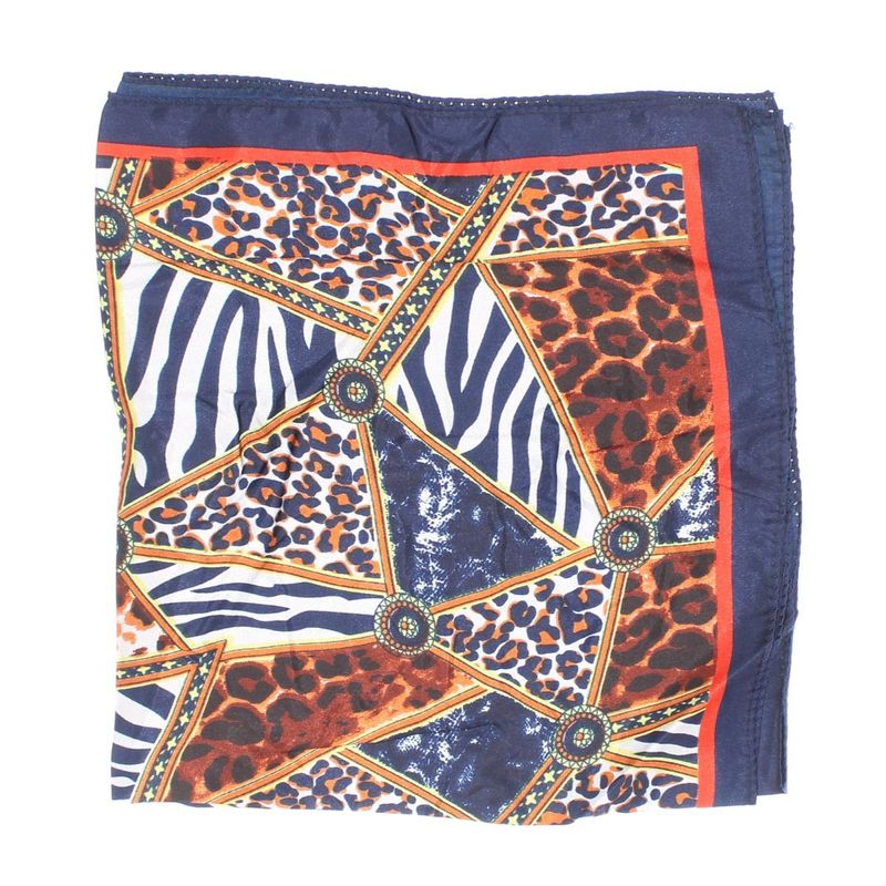 Fashion, accesorii si bijuterii - Femei - Accesorii femei - Esarfe si fulare femei - Batic de dama, 50 x 50 cm, ButicCochet, din satin, multicolor - ES3031 - Infinity.ro