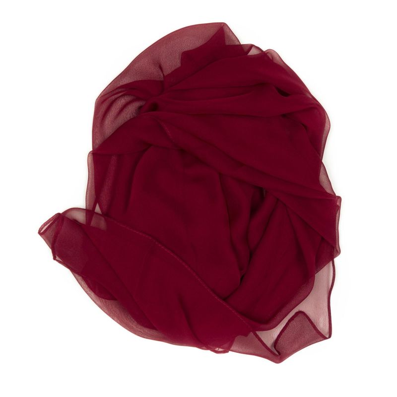 Fashion, accesorii si bijuterii - Femei - Accesorii femei - Esarfe si fulare femei - Esarfa de dama, uni, 40% matase 60% poliester, Visiniu - ES123 - Infinity.ro