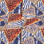 Fashion, accesorii si bijuterii - Femei - Accesorii femei - Esarfe si fulare femei - Batic de dama, 50 x 50 cm, ButicCochet, din satin, multicolor - ES3031 - Infinity.ro