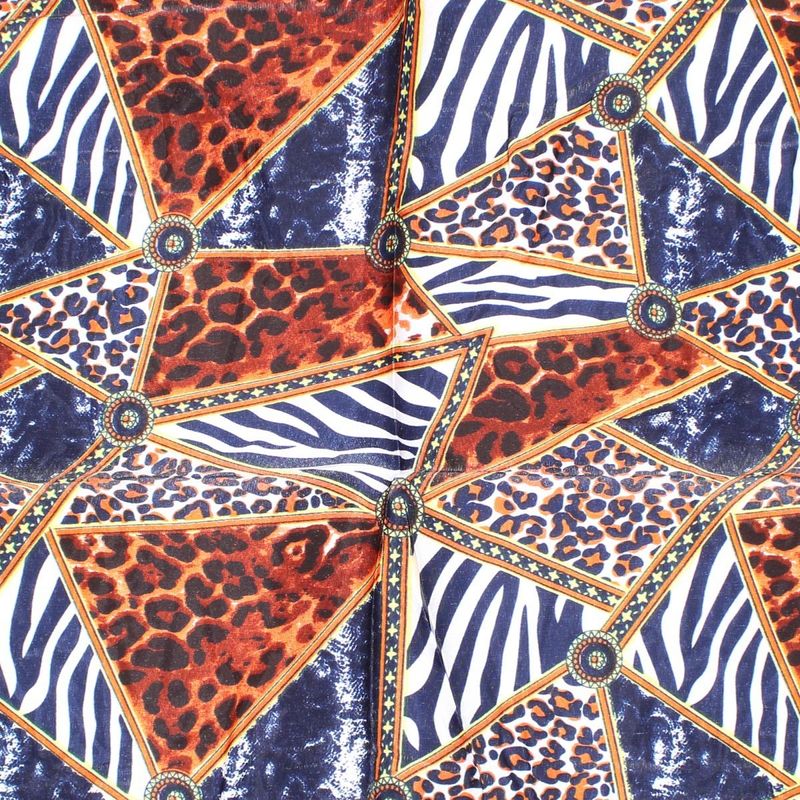 Fashion, accesorii si bijuterii - Femei - Accesorii femei - Esarfe si fulare femei - Batic de dama, 50 x 50 cm, ButicCochet, din satin, multicolor - ES3031 - Infinity.ro