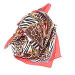 Fashion, accesorii si bijuterii - Femei - Accesorii femei - Esarfe si fulare femei - Batic de dama, 50 x 50 cm, ButicCochet, din satin, multicolor - ES3032 - Infinity.ro