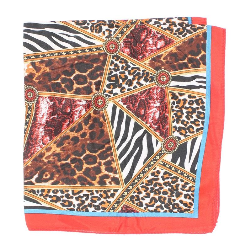Fashion, accesorii si bijuterii - Femei - Accesorii femei - Esarfe si fulare femei - Batic de dama, 50 x 50 cm, ButicCochet, din satin, multicolor - ES3032 - Infinity.ro