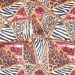 Fashion, accesorii si bijuterii - Femei - Accesorii femei - Esarfe si fulare femei - Batic de dama, 50 x 50 cm, ButicCochet, din satin, multicolor - ES3032 - Infinity.ro