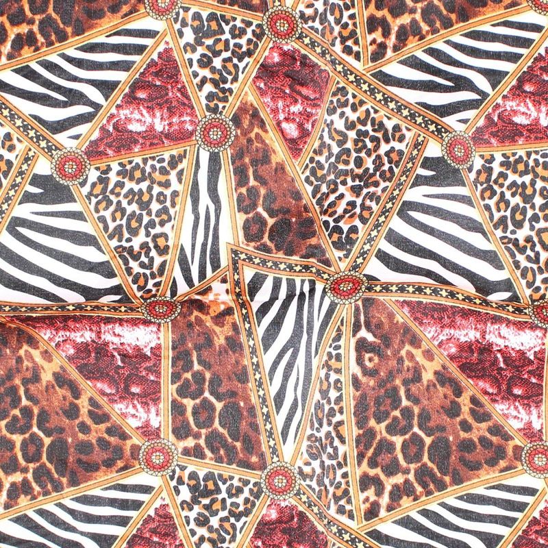 Fashion, accesorii si bijuterii - Femei - Accesorii femei - Esarfe si fulare femei - Batic de dama, 50 x 50 cm, ButicCochet, din satin, multicolor - ES3032 - Infinity.ro