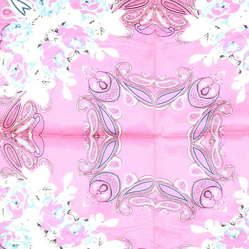 Fashion, accesorii si bijuterii - Femei - Accesorii femei - Esarfe si fulare femei - Batic de dama, 50 x 50 cm, ButicCochet, din satin, multicolor - ES3033 - Infinity.ro