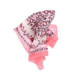Fashion, accesorii si bijuterii - Femei - Accesorii femei - Esarfe si fulare femei - Batic de dama, 50 x 50 cm, ButicCochet, din satin, multicolor - ES3034 - Infinity.ro