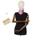 Fashion, accesorii si bijuterii - Femei - Accesorii femei - Esarfe si fulare femei - Batic de dama, 50 x 50 cm, ButicCochet, din satin, multicolor - ES3034 - Infinity.ro