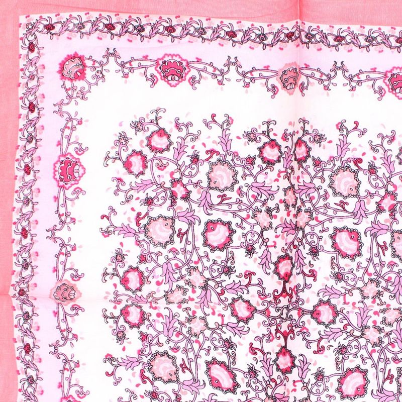 Fashion, accesorii si bijuterii - Femei - Accesorii femei - Esarfe si fulare femei - Batic de dama, 50 x 50 cm, ButicCochet, din satin, multicolor - ES3034 - Infinity.ro