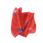 Fashion, accesorii si bijuterii - Femei - Accesorii femei - Esarfe si fulare femei - Batic de dama, 50x50 cm, Buticcochet, cu imprimeu floral, Rosu - ES1161 - Infinity.ro