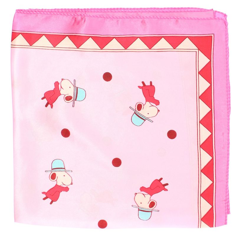 Fashion, accesorii si bijuterii - Femei - Accesorii femei - Esarfe si fulare femei - Batic de dama, 50x50 cm, Buticcochet, saten, imprimeu cu catei, Roz - ES1713 - Infinity.ro