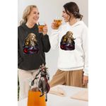 Fashion, accesorii si bijuterii - Femei - Imbracaminte femei - Hanorace femei - Hanorac Femei Castlevania Dracula Alucard, alb, marime 2XL - Infinity.ro