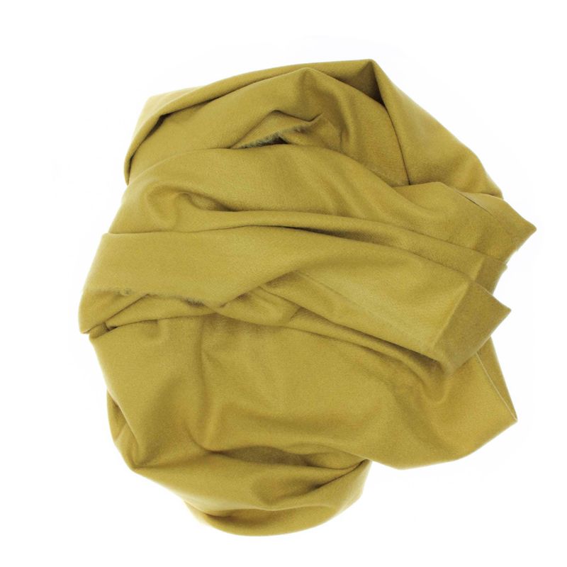 Fashion, accesorii si bijuterii - Femei - Accesorii femei - Esarfe si fulare femei - Esarfa de dama, 100% lana casmir, Galben mustar, cu ciucuri din blanita, 190 x 70 cm - ES816 - Infinity.ro