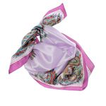 Fashion, accesorii si bijuterii - Femei - Accesorii femei - Esarfe si fulare femei - Esarfa de dama, Buticcochet, dimensiune 60x60 cm, cu imprimeu mandala, Mov - ES1215 - Infinity.ro