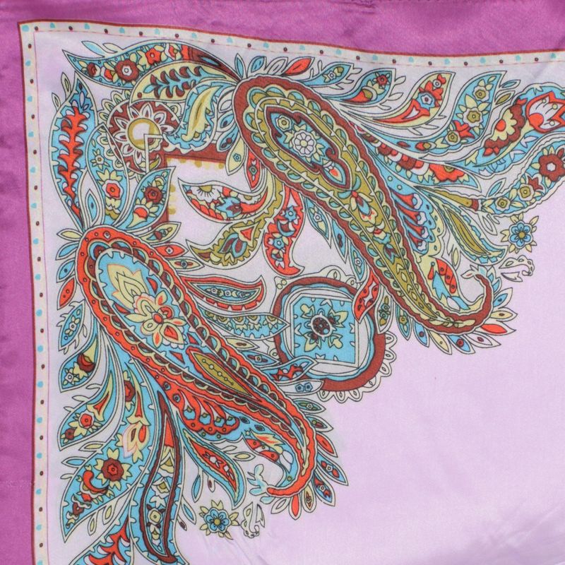 Fashion, accesorii si bijuterii - Femei - Accesorii femei - Esarfe si fulare femei - Esarfa de dama, Buticcochet, dimensiune 60x60 cm, cu imprimeu mandala, Mov - ES1215 - Infinity.ro