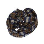Fashion, accesorii si bijuterii - Femei - Accesorii femei - Esarfe si fulare femei - Esarfa de dama, ButicCochet, din casmir, cu franjuri, 190 x 70 cm, model carouri, Bleumarin - ES1476 - Infinity.ro