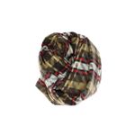 Fashion, accesorii si bijuterii - Femei - Accesorii femei - Esarfe si fulare femei - Esarfa de dama, ButicCochet, din casmir, cu franjuri, 190 x 70 cm, model carouri, Maro - ES1478 - Infinity.ro