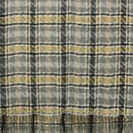 Fashion, accesorii si bijuterii - Femei - Accesorii femei - Esarfe si fulare femei - Esarfa de dama, ButicCochet, din casmir, cu franjuri, 190 x 70 cm, model carouri, Gri - ES1477 - Infinity.ro