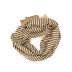 Fashion, accesorii si bijuterii - Femei - Accesorii femei - Esarfe si fulare femei - Esarfa de dama, ButicCochet, din casmir, cu ciucuri din blanita, 200 x 75 cm, Maro - ES1506 - Infinity.ro