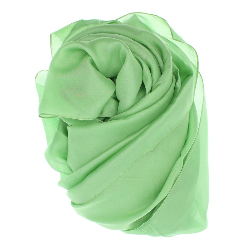 Fashion, accesorii si bijuterii - Femei - Accesorii femei - Esarfe si fulare femei - Esarfa de dama, Buticcochet, matase, 180 x 90 cm, Vernil - ES1913 - Infinity.ro