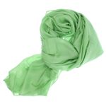 Fashion, accesorii si bijuterii - Femei - Accesorii femei - Esarfe si fulare femei - Esarfa de dama, Buticcochet, matase, 180 x 90 cm, Vernil - ES1913 - Infinity.ro