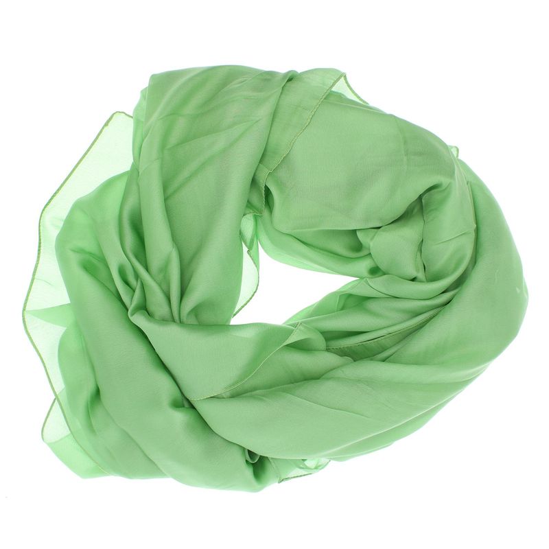 Fashion, accesorii si bijuterii - Femei - Accesorii femei - Esarfe si fulare femei - Esarfa de dama, Buticcochet, matase, 180 x 90 cm, Vernil - ES1913 - Infinity.ro