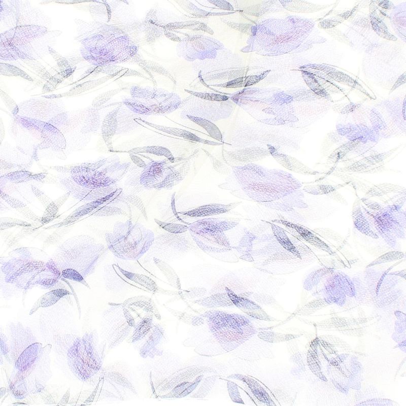 Fashion, accesorii si bijuterii - Femei - Accesorii femei - Esarfe si fulare femei - Esarfa de dama, Buticcochet, 60x60 cm, 40% matase 60% poliester, cu imprimeu floral, Albastru - ES2012 - Infinity.ro