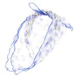 Fashion, accesorii si bijuterii - Femei - Accesorii femei - Esarfe si fulare femei - Esarfa de dama, Buticcochet, 60x60 cm, 40% matase 60% poliester, cu imprimeu floral, Albastru - ES2012 - Infinity.ro
