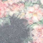 Fashion, accesorii si bijuterii - Femei - Accesorii femei - Esarfe si fulare femei - Esarfa de dama, Buticcochet, 60x60 cm, 40% matase 60% poliester, cu imprimeu floral, Negru - ES2008 - Infinity.ro