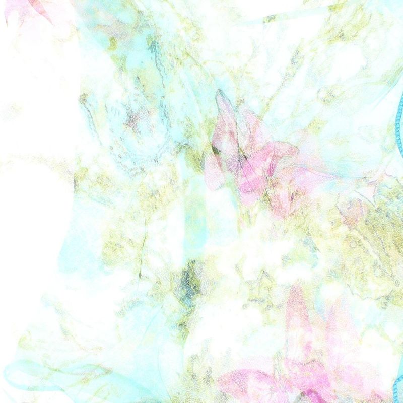 Fashion, accesorii si bijuterii - Femei - Accesorii femei - Esarfe si fulare femei - Esarfa de dama, Buticcochet, 60x60 cm, 40% matase 60% poliester, cu imprimeu floral, Bleu - ES2015 - Infinity.ro