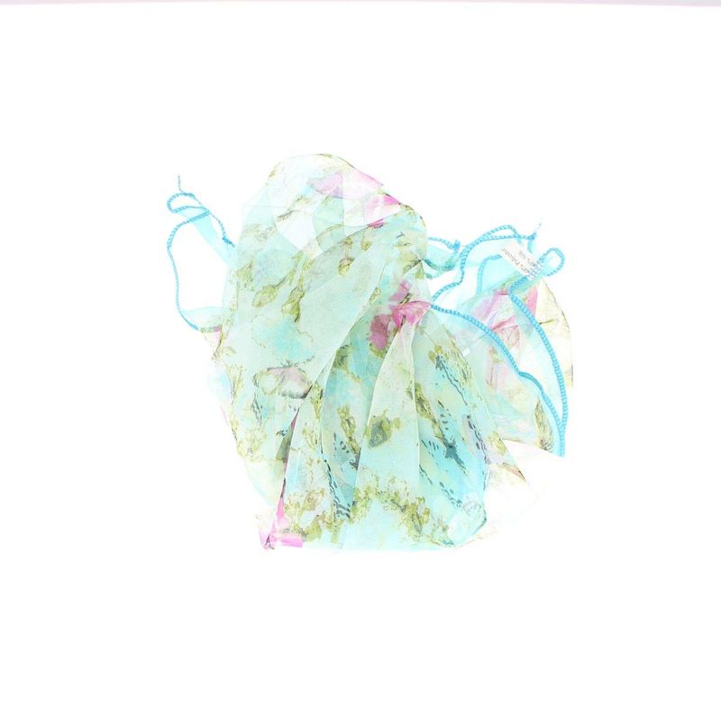 Fashion, accesorii si bijuterii - Femei - Accesorii femei - Esarfe si fulare femei - Esarfa de dama, Buticcochet, 60x60 cm, 40% matase 60% poliester, cu imprimeu floral, Bleu - ES2015 - Infinity.ro