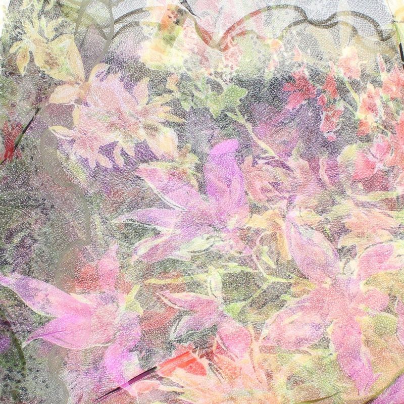 Fashion, accesorii si bijuterii - Femei - Accesorii femei - Esarfe si fulare femei - Esarfa de dama, Buticcochet, 60x60 cm, 40% matase 60% poliester, cu imprimeu floral, Multicolor - ES2026 - Infinity.ro