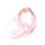 Fashion, accesorii si bijuterii - Femei - Accesorii femei - Esarfe si fulare femei - Esarfa de dama, Buticcochet, 60x60 cm, 40% matase 60% poliester, cu imprimeu floral, Roz pal - ES2030 - Infinity.ro