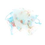 Fashion, accesorii si bijuterii - Femei - Accesorii femei - Esarfe si fulare femei - Esarfa de dama, Buticcochet, 60x60 cm, 40% matase 60% poliester, cu imprimeu floral, Albastru - ES2038 - Infinity.ro