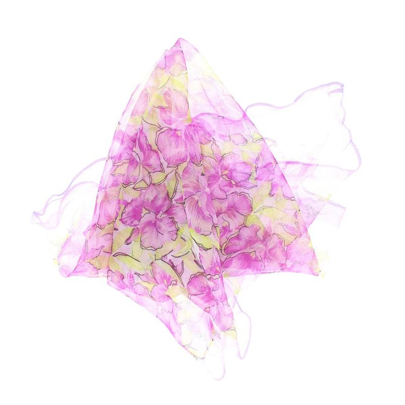 Fashion, accesorii si bijuterii - Femei - Accesorii femei - Esarfe si fulare femei - Esarfa de dama, Buticcochet, 60x60 cm, 40% matase 60% poliester, cu imprimeu floral, Mov - ES2040 - Infinity.ro