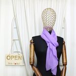 Fashion, accesorii si bijuterii - Femei - Accesorii femei - Esarfe si fulare femei - Esarfa de dama, Buticcochet, uni, 40% matase 60% poliester, Mov - ES2186 - Infinity.ro