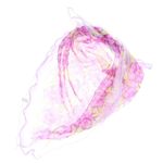 Fashion, accesorii si bijuterii - Femei - Accesorii femei - Esarfe si fulare femei - Esarfa de dama, Buticcochet, 60x60 cm, 40% matase 60% poliester, cu imprimeu floral, Mov - ES2040 - Infinity.ro