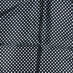 Fashion, accesorii si bijuterii - Femei - Accesorii femei - Esarfe si fulare femei - Esarfa, Batic, de dama, Negru cu buline albe, 50x50 cm - ES162 - Infinity.ro